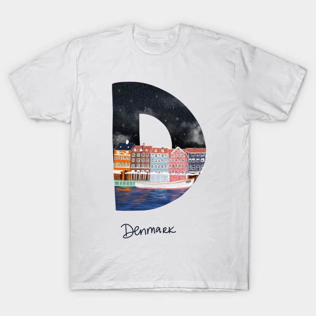 Bucket list destination - Denmark T-Shirt by gabbadelgado